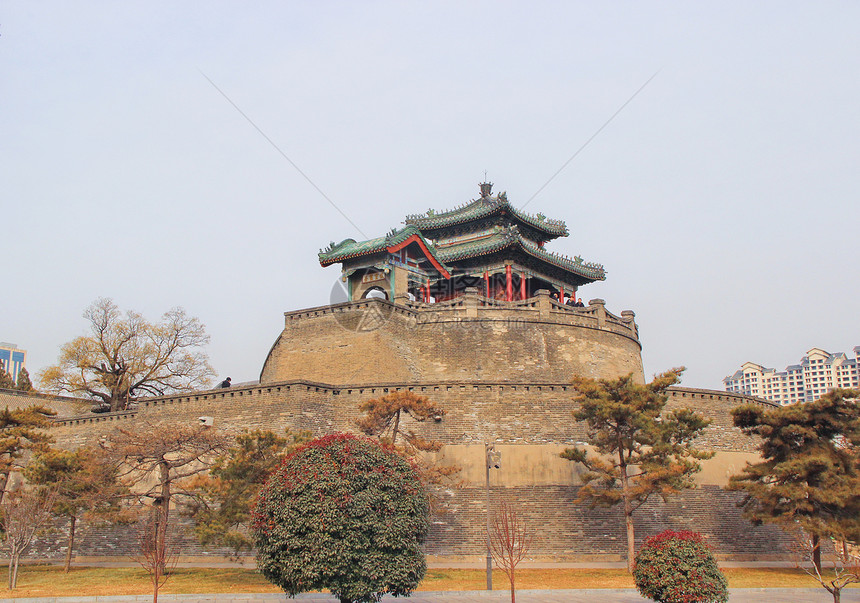 A scenic view of Handan Jiangwucheng Site