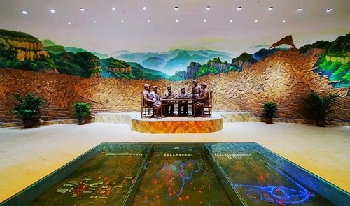 A scenic view of Handan Jinjiluyu Border Region Government Site