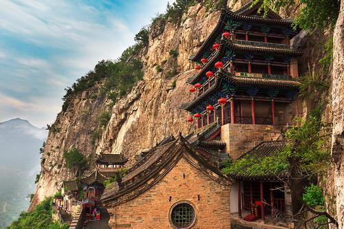 A scenic view of Handan Jiujiang Shengmu Temple