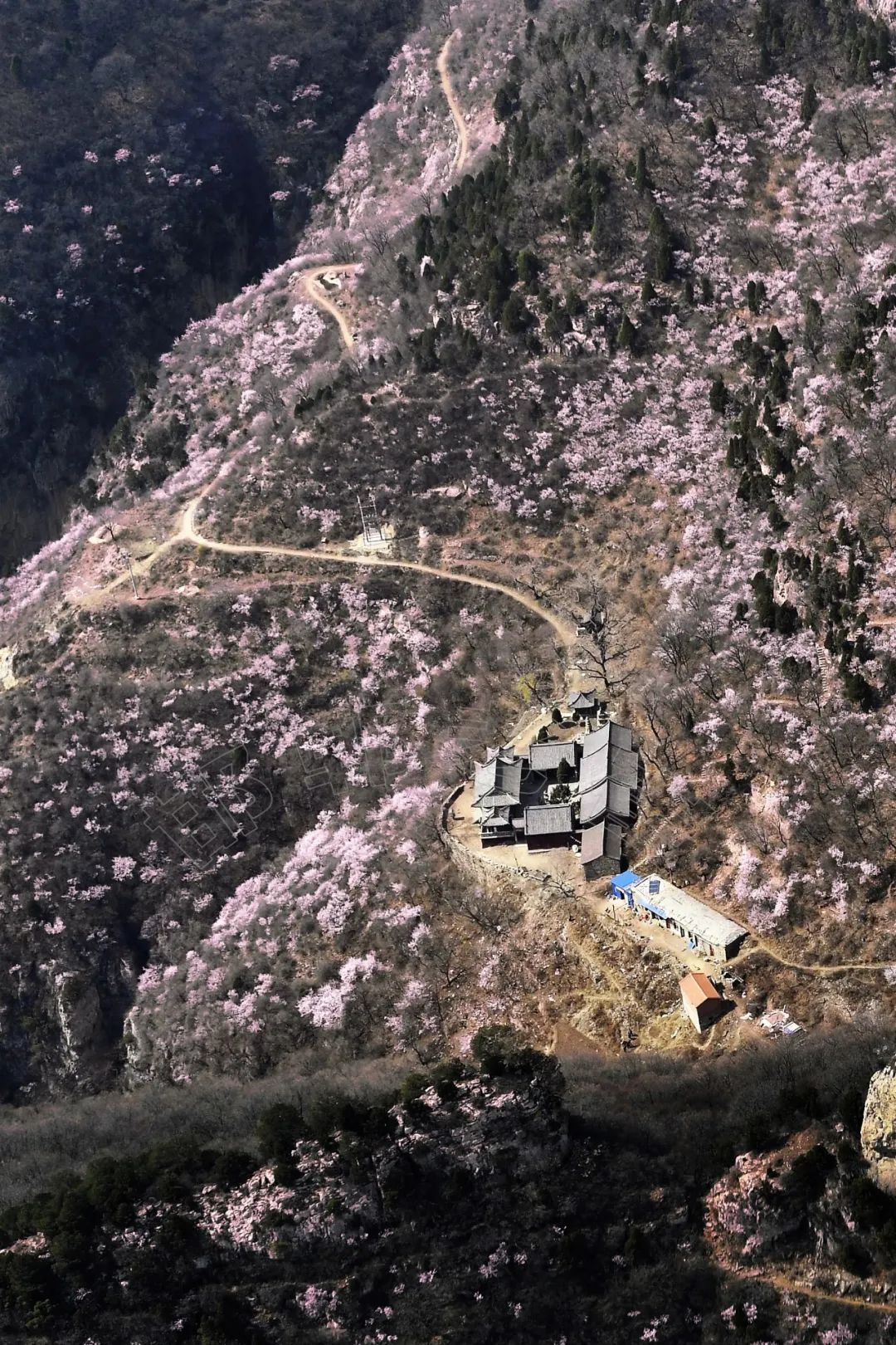 A scenic view of Handan Shexian Qingquan Temple
