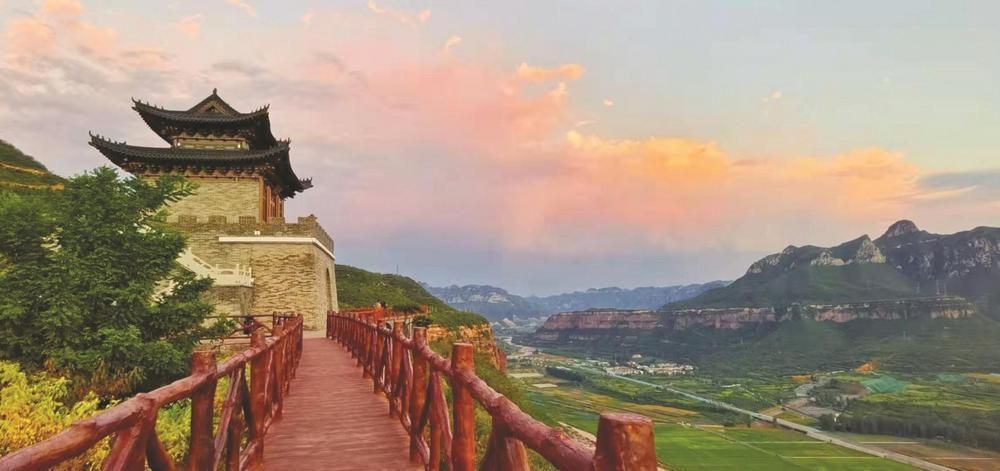 A scenic view of Handan Shexian Qingquan Temple