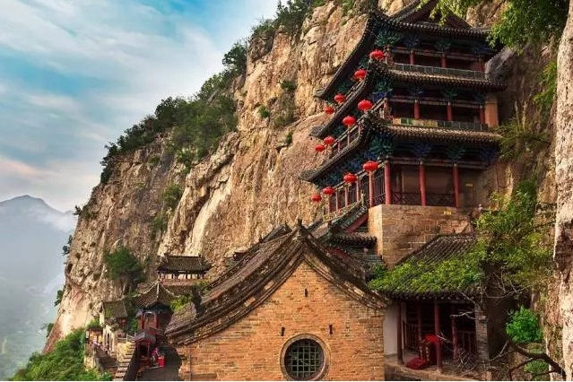 A scenic view of Handan Shexian Qingquan Temple