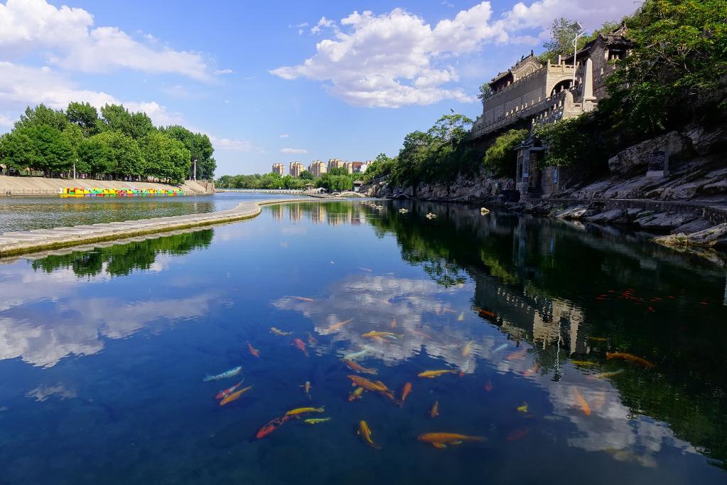 A scenic view of Handan Shexian Qingquan Temple