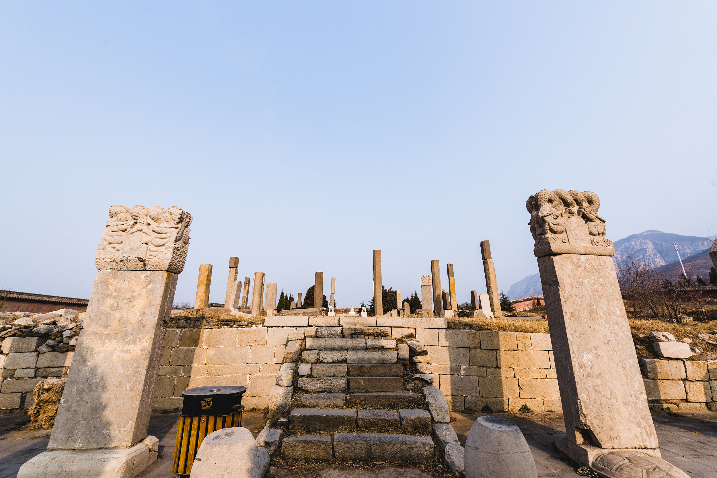 A scenic view of Handan Shibeikou Site