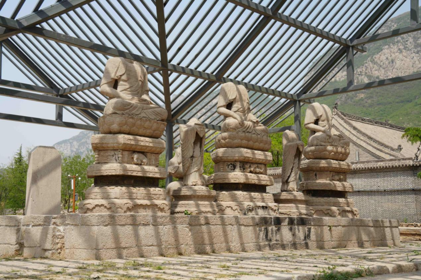 A scenic view of Handan Shuiyu Temple Grottoes