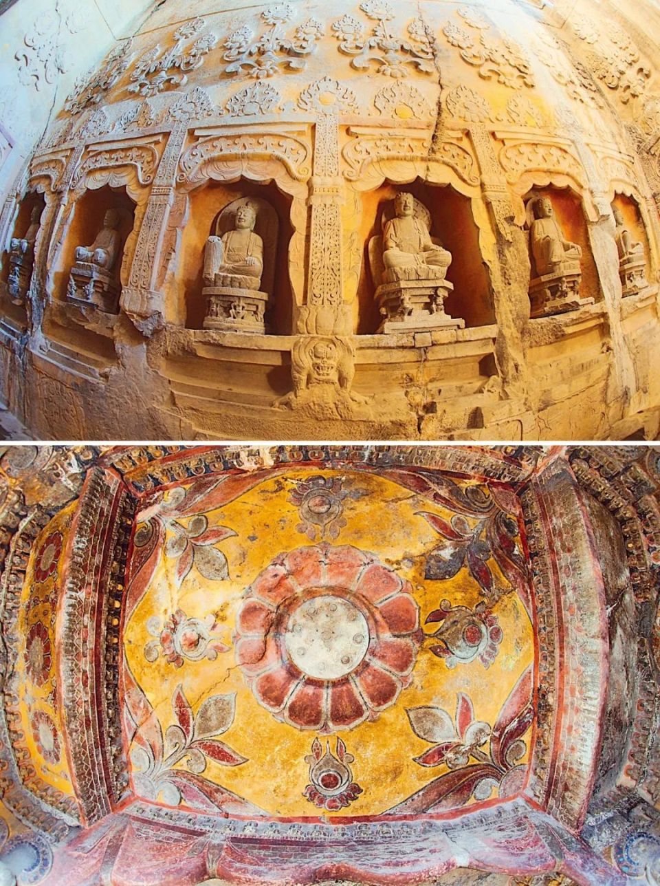 A scenic view of Handan Shuiyu Temple Grottoes