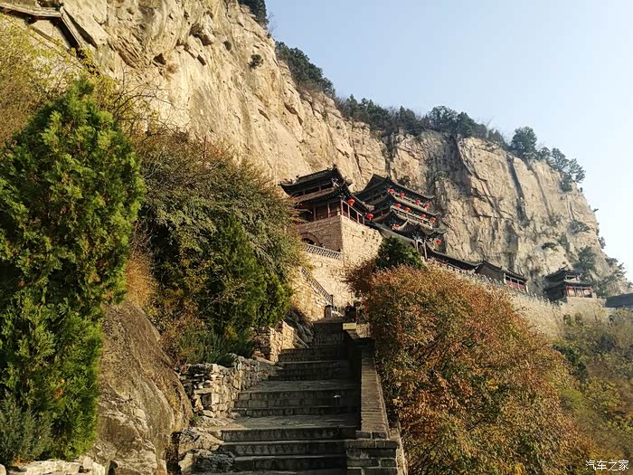 A scenic view of Handan Wahuang Palace And Stone Carvings