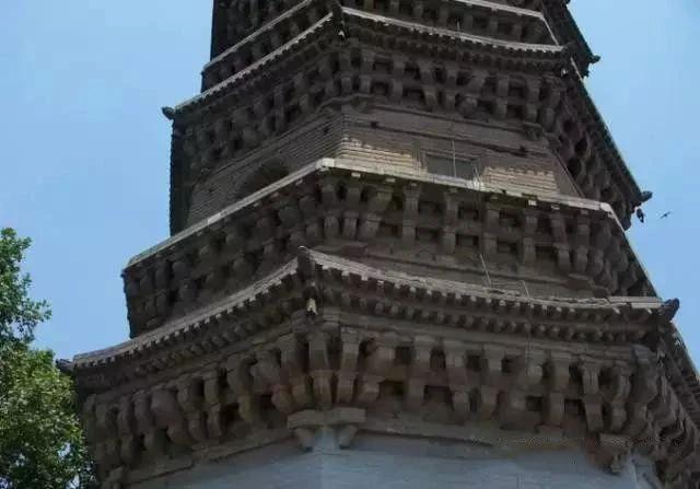A scenic view of Handan Wu An Relic Pagoda