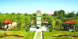 A scenic view of Handan Wuliji Stele
