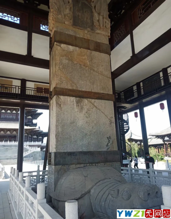A scenic view of Handan Wuliji Stele