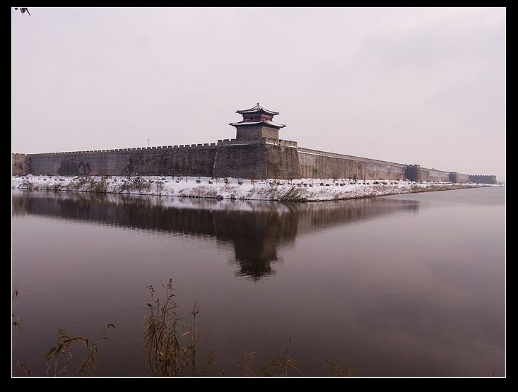 A scenic view of Handan Yongnian City Wall
