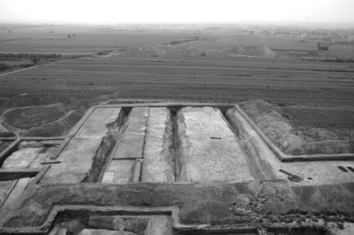 A scenic view of Handan Zhao Handan Ancient City Site