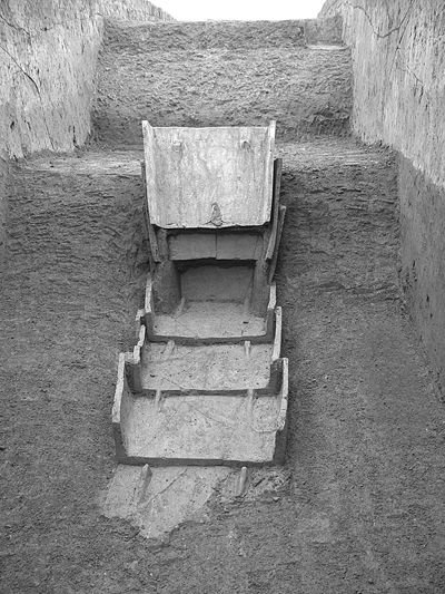 A scenic view of Handan Zhao Handan Ancient City Site