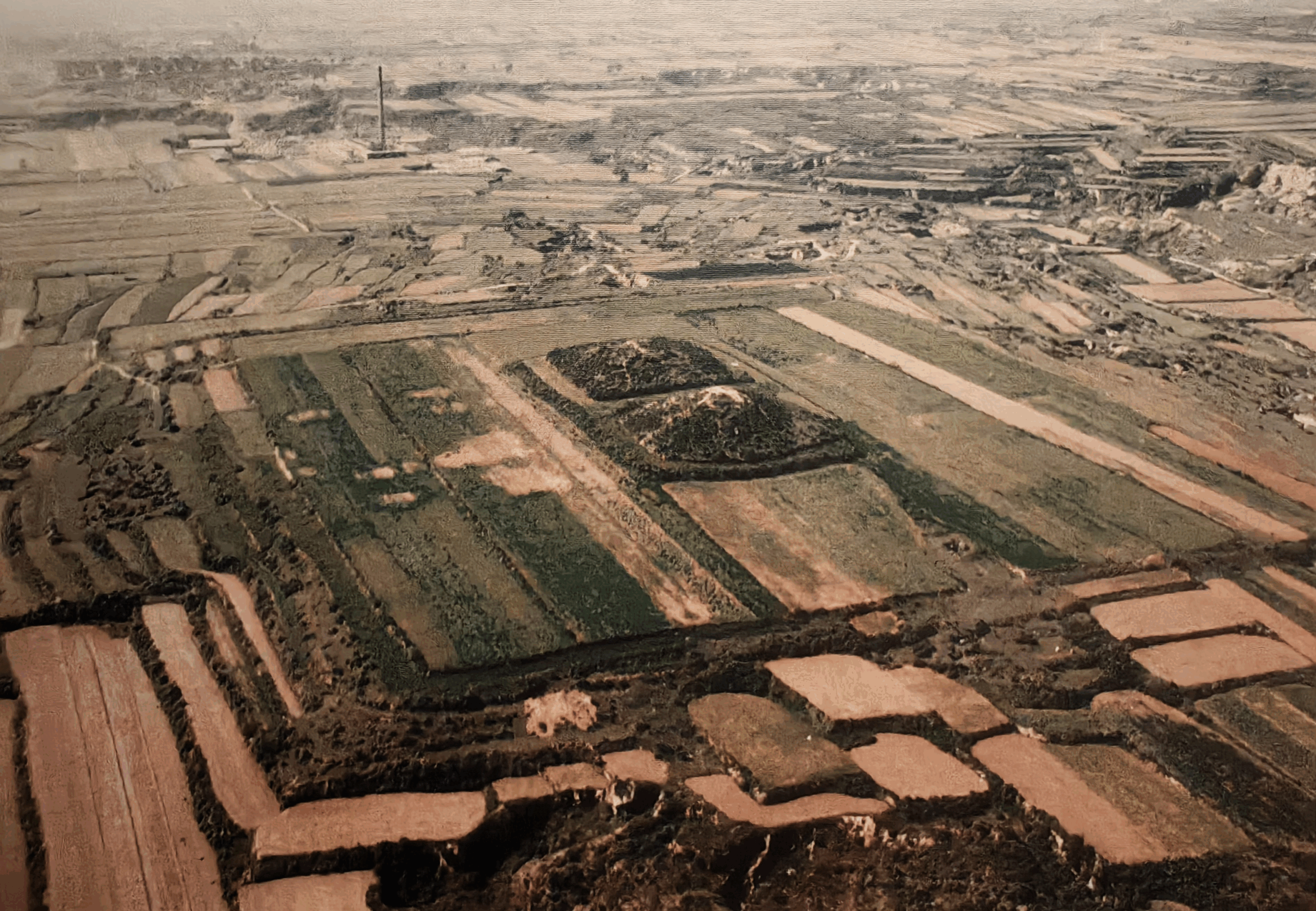 A scenic view of Handan Zhao King Mausoleums