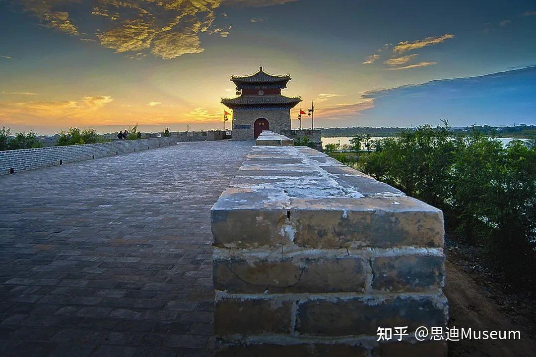 A scenic view of Handan Zhao King Mausoleums