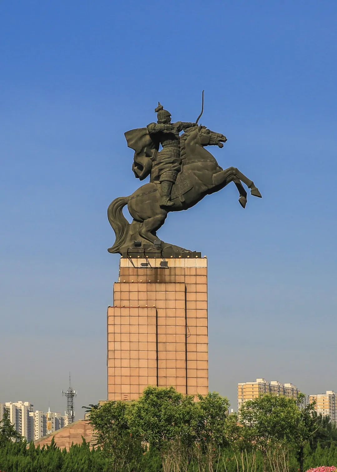 A scenic view of Handan Zhao King Mausoleums