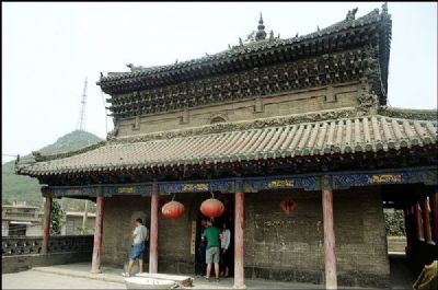 A scenic view of Handan Zhifang Yuhuang Pavilion