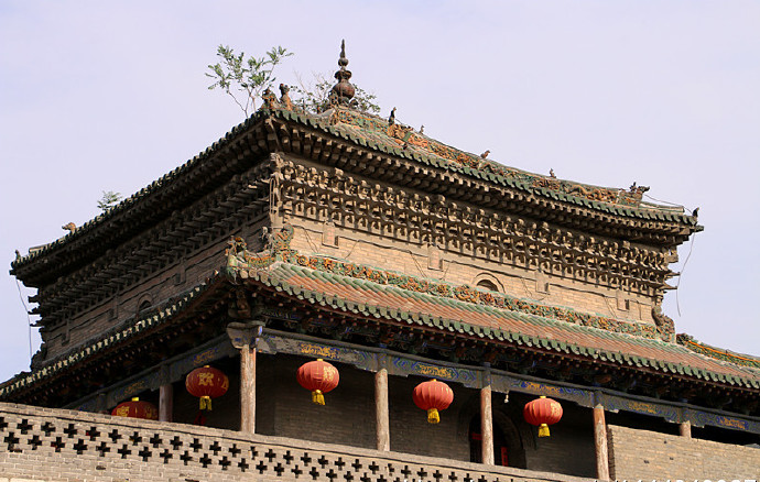 A scenic view of Handan Zhifang Yuhuang Pavilion
