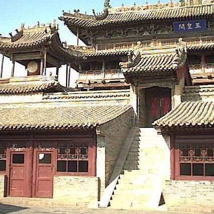 A scenic view of Handan Zhifang Yuhuang Pavilion