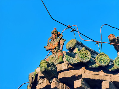 A scenic view of Handan Zhifang Yuhuang Pavilion