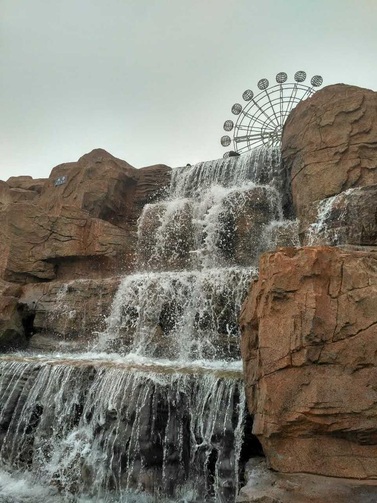 A scenic view of Handan Zhushan Stone Carvings