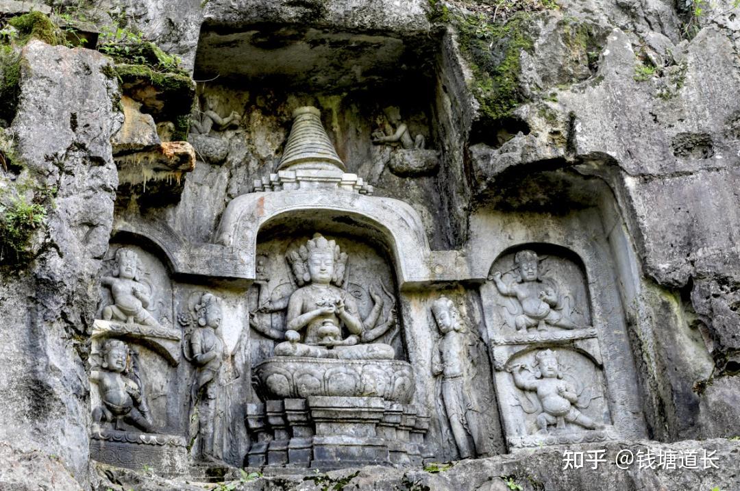 A scenic view of Hangzhou Baochengsi Mahegela Zaoxiang