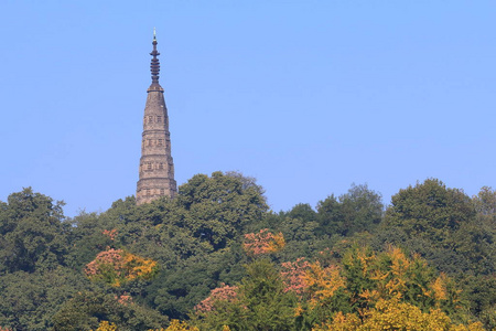 A scenic view of Hangzhou Baochuta