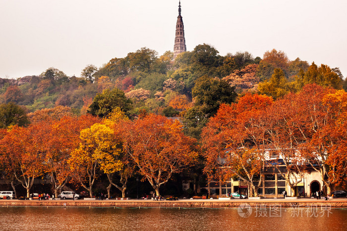 A scenic view of Hangzhou Baochuta