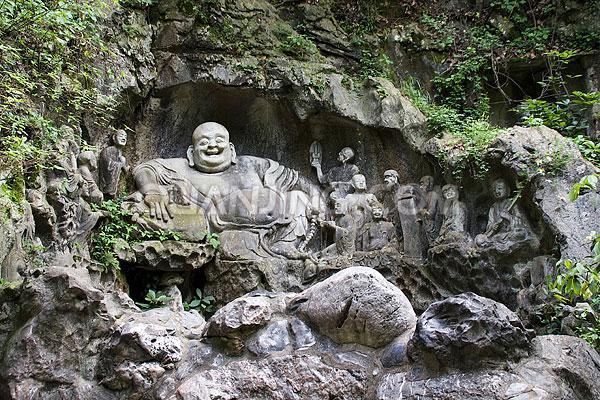 A scenic view of Hangzhou Feilaifeng Zaoxiang