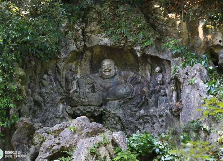 A scenic view of Hangzhou Feilaifeng Zaoxiang