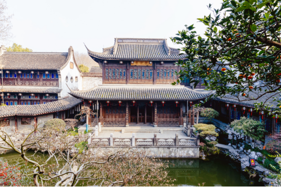 A scenic view of Hangzhou Huqingyutang
