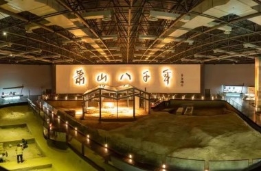 A scenic view of Hangzhou Kuahuqiao Yizhi