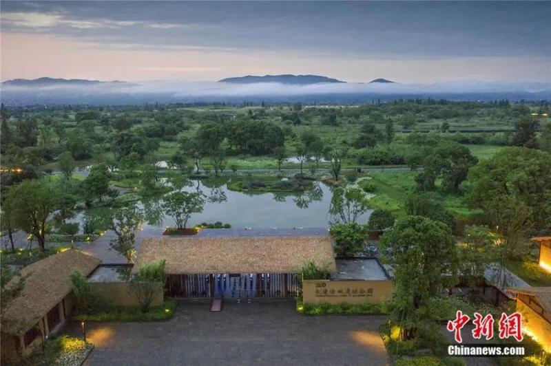 A scenic view of Hangzhou Liangzhu Yizhi