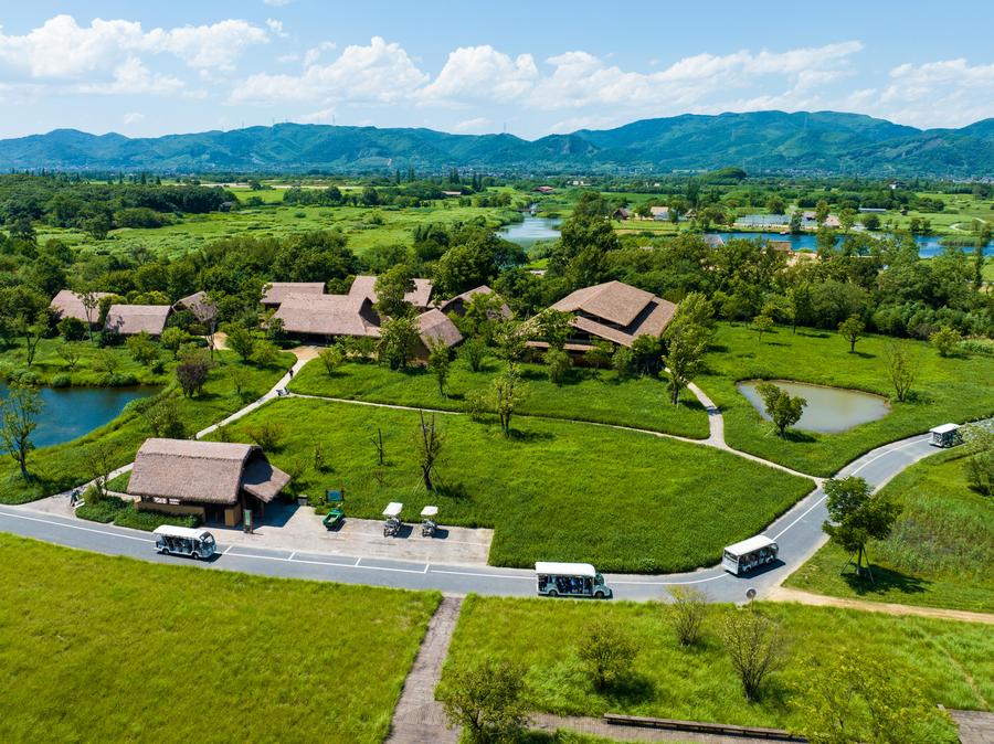 A scenic view of Hangzhou Liangzhu Yizhi