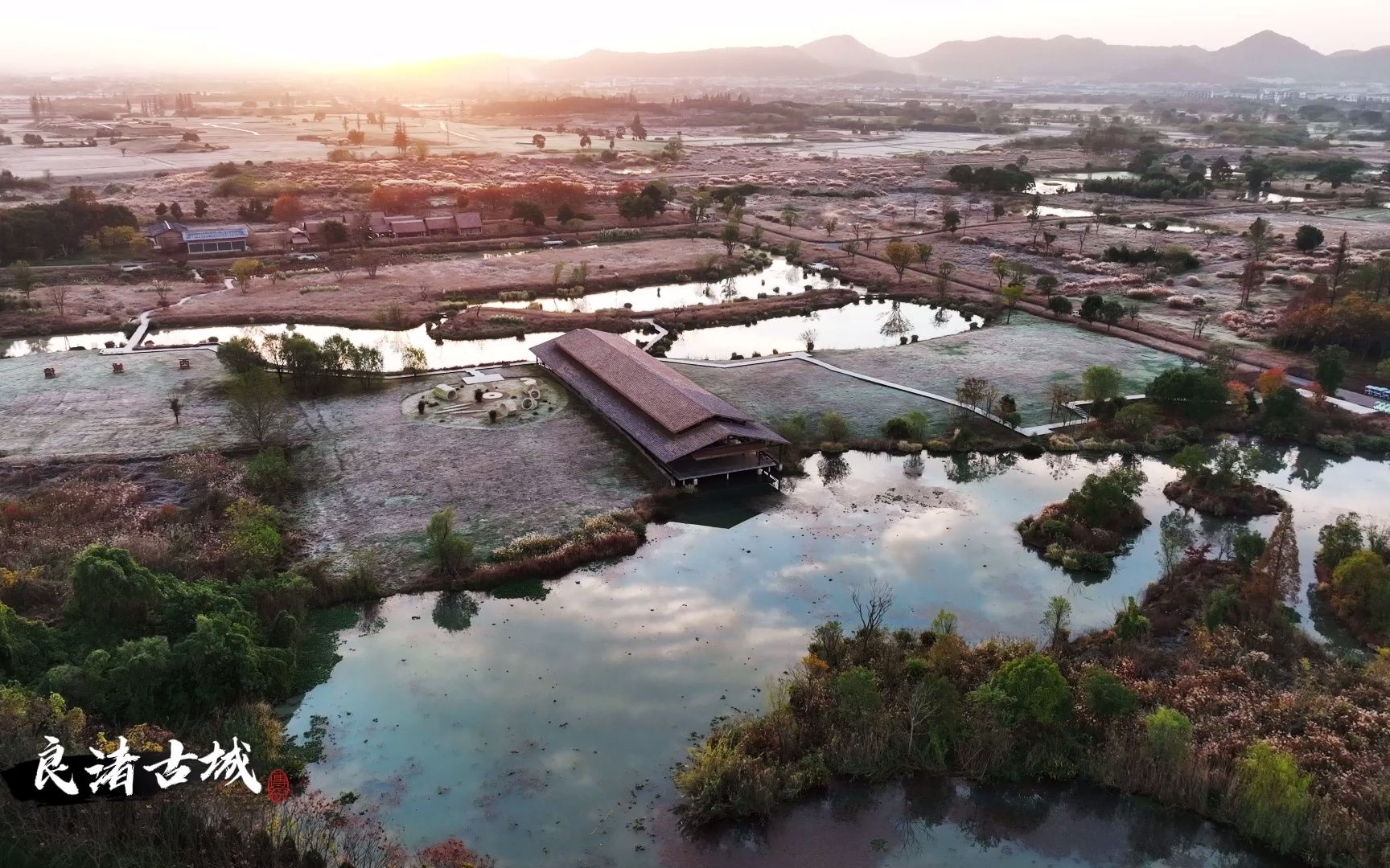 A scenic view of Hangzhou Liangzhu Yizhi