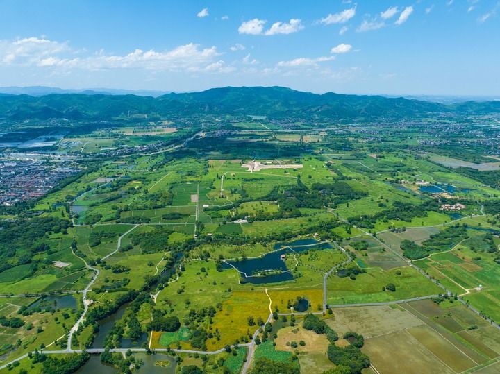 A scenic view of Hangzhou Liangzhu Yizhi