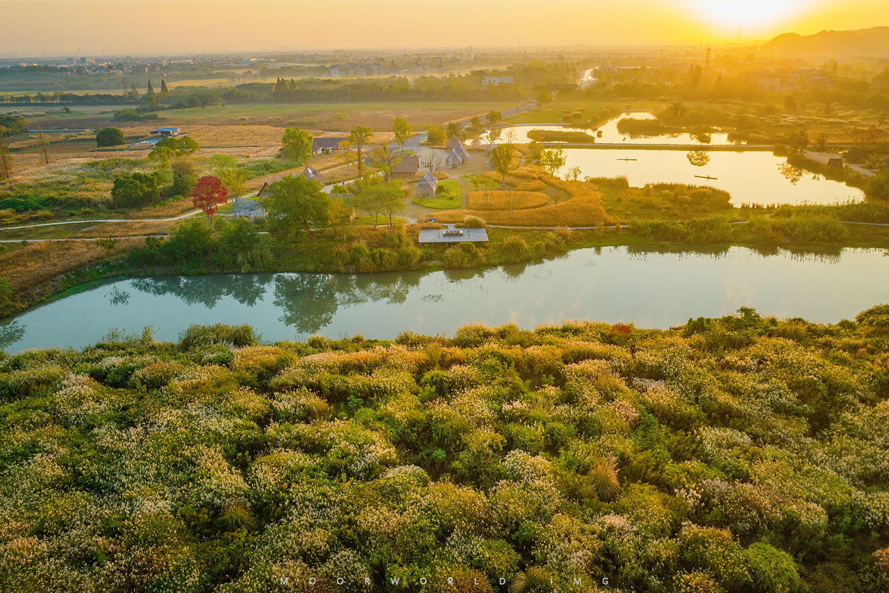 A scenic view of Hangzhou Liangzhu Yizhi