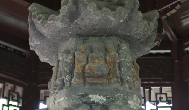 A scenic view of Hangzhou Longxingsi Jingchuang