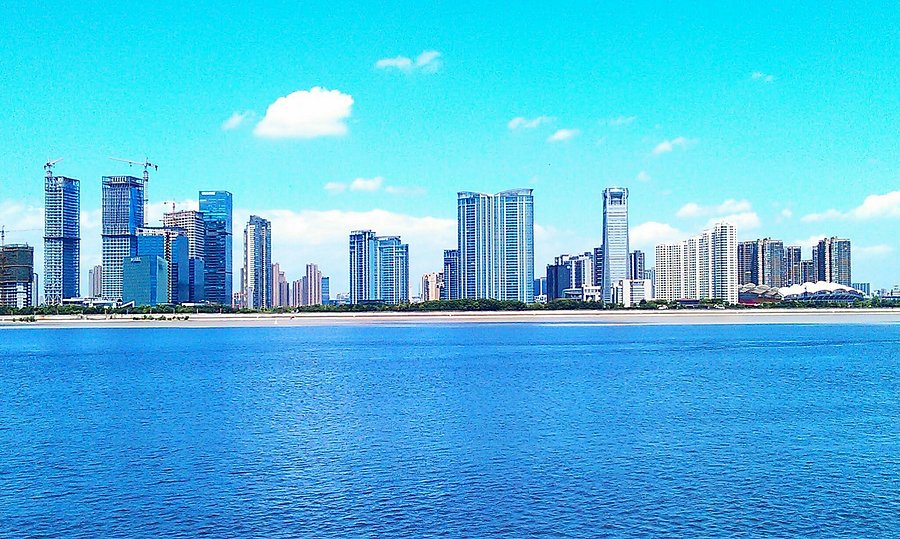 A scenic view of Hangzhou Qiantangjiang Daqiao