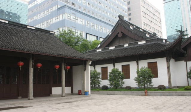 A scenic view of Hangzhou Qiushi Shuyuan Jiuzhi