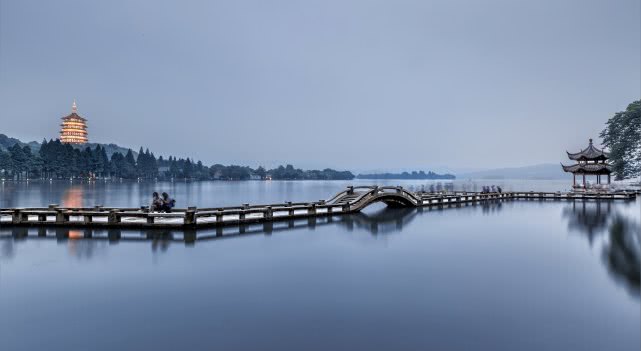 A scenic view of Hangzhou Wuguidong Yizhi