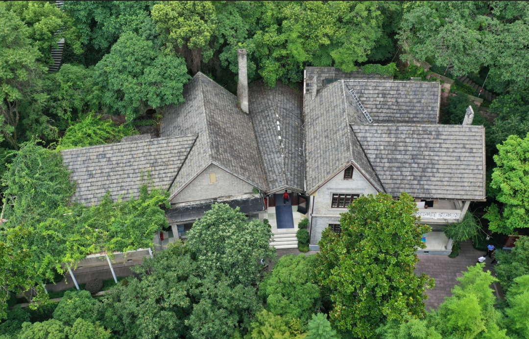 A scenic view of Hangzhou Wusi Xianfa Qicaodi Jiuzhi