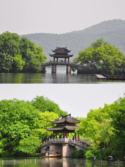 A scenic view of Hangzhou Xihu Shijing