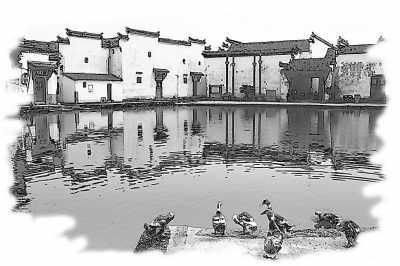 A scenic view of Hangzhou Xinyecun Xiangtu Jianzhu