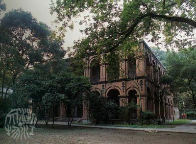 A scenic view of Hangzhou Zhejiang Tushuguan Jiuzhi
