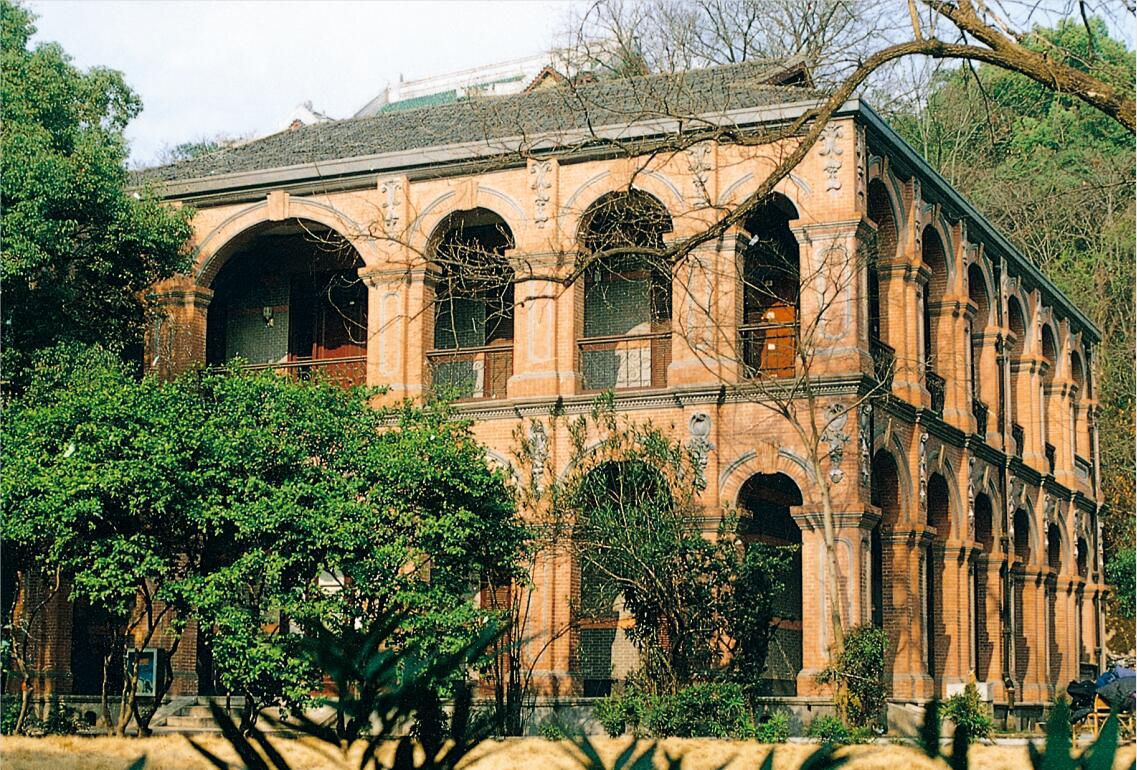 A scenic view of Hangzhou Zhejiang Tushuguan Jiuzhi