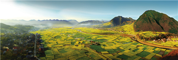 A scenic view of Hanzhong Hejiawan Site