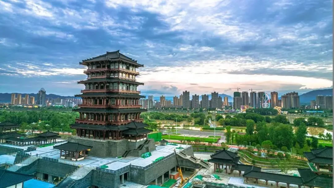 A scenic view of Hanzhong Hejiawan Site
