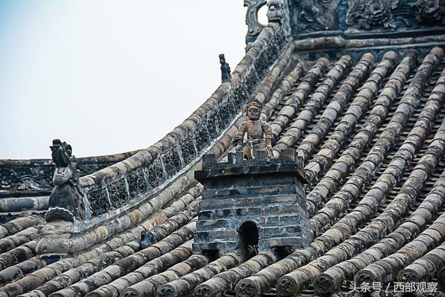 A scenic view of Hanzhong Liangma Temple Juehuang Hall
