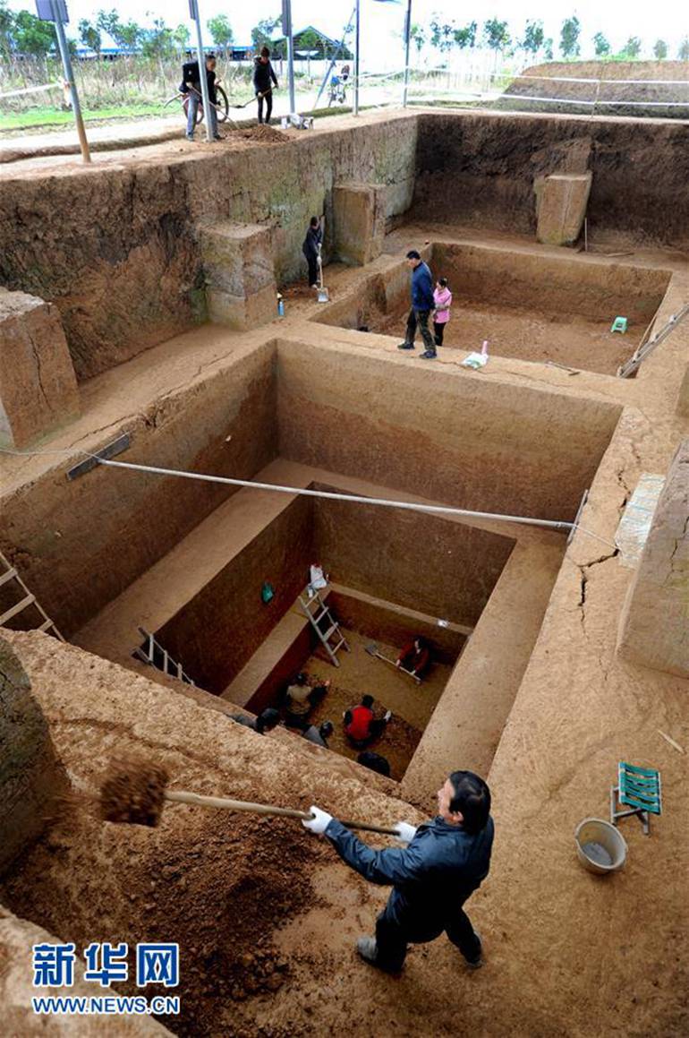 A scenic view of Hanzhong Longgangsi Site